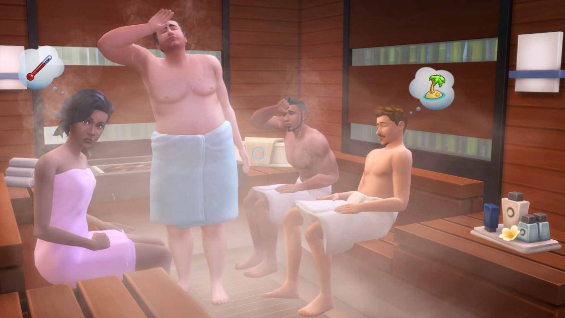 De Sims 4 Spa dag gameplay screenshot 3