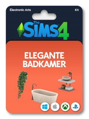 De Sims 4: Elegante Badkamer
