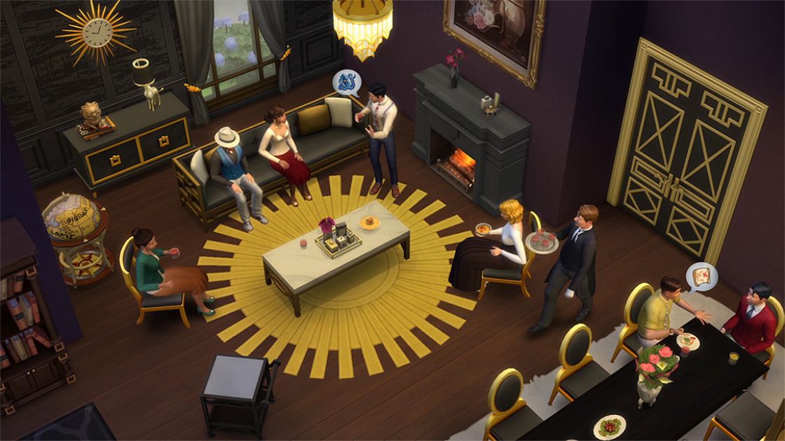 Sims 4 - Bundel Pakket 5 Glamour Vintage accessoires screenshot 4