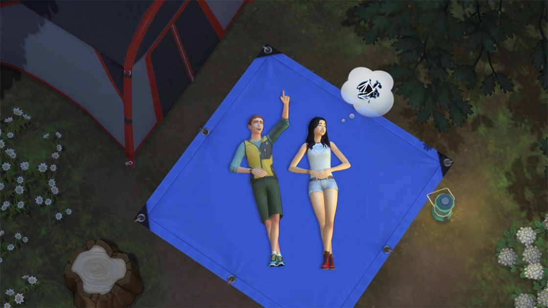 Sims 4 - In de natuur gameplay 1