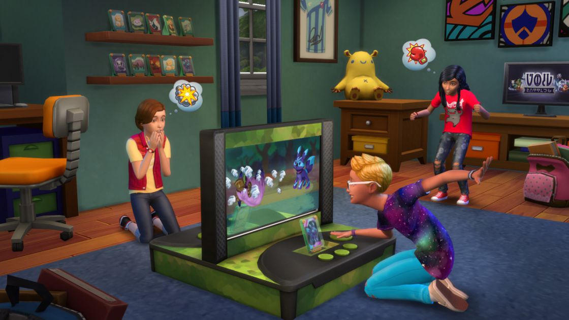Sims 4 Kinderkamer accessoires Battle station