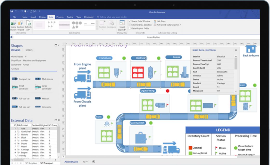 Microsoft Visio Professional 2016 screenshot 1