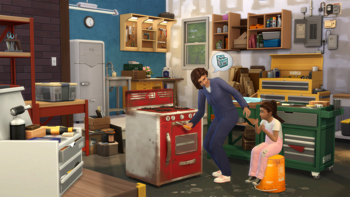 De Sims 4: Restauratiewerkplaats screenshot 1