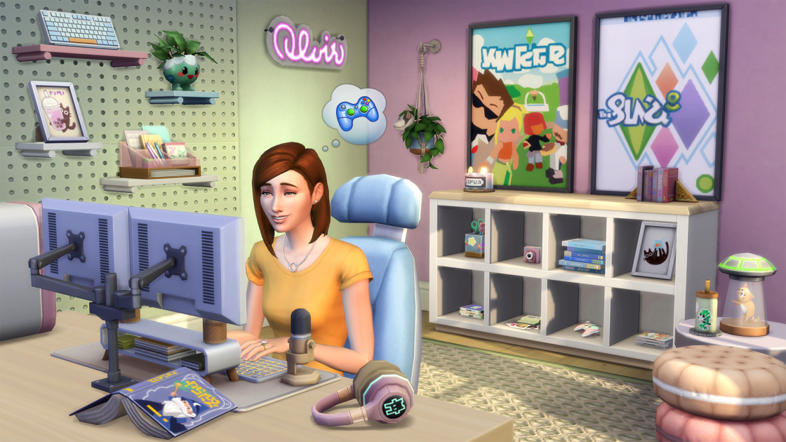 De Sims 4: Comfy Gamer screenshot 2
