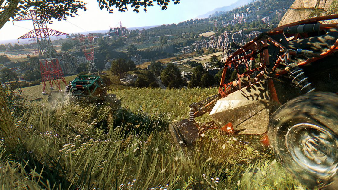 Buggy scene in Dying Light The Following Enhanced Edition