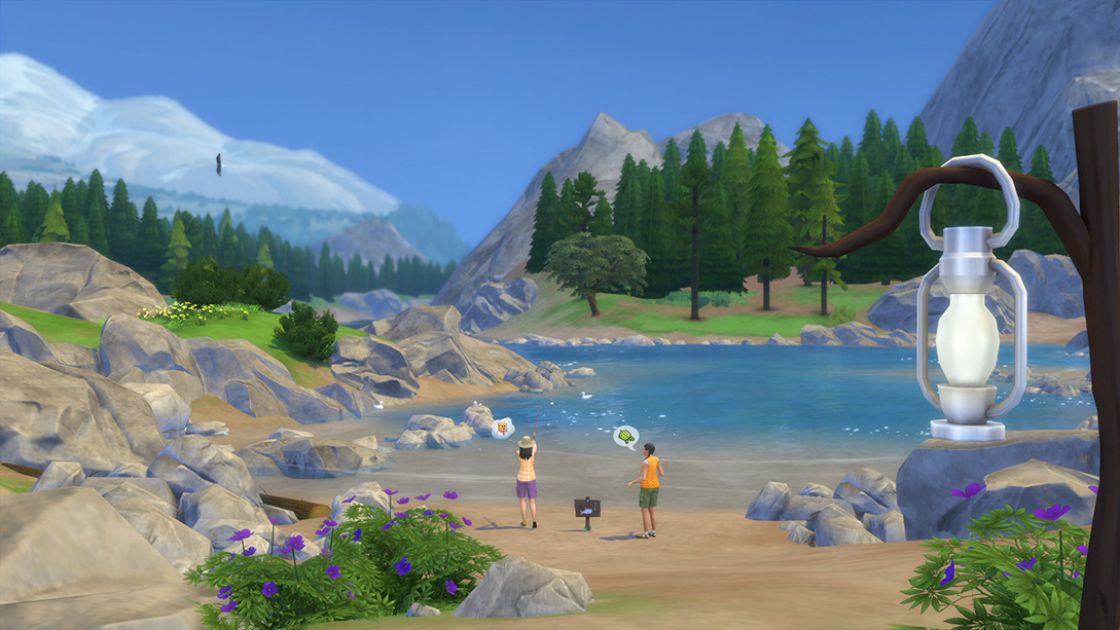 Sims 4 - In de natuur gameplay 2