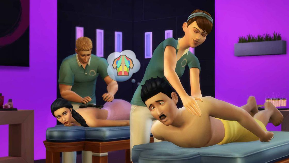 De Sims 4 Spa dag gameplay screenshot 7