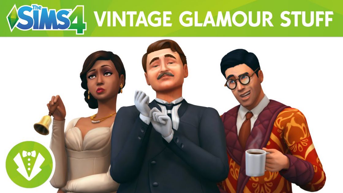Sims 4 - Bundel Pakket 5 Glamour Vintage accessoires