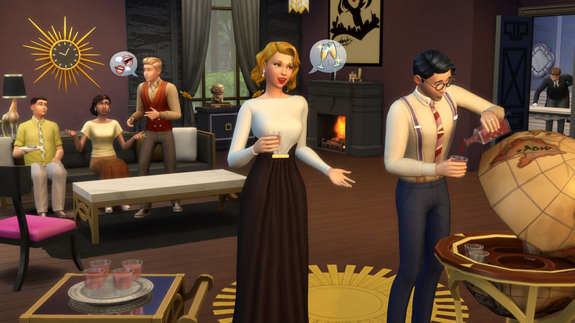 Sims 4 - Bundel Pakket 5 Glamour Vintage accessoires screenshot 2