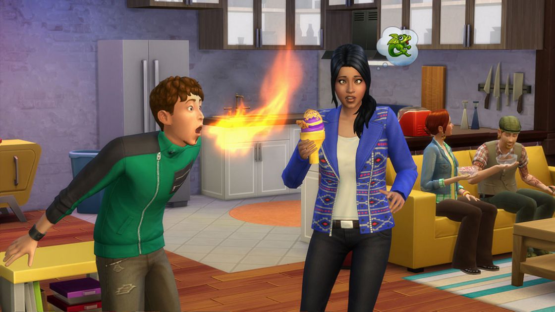 Sims 4 - Coole keuken accessoires gameplay 3