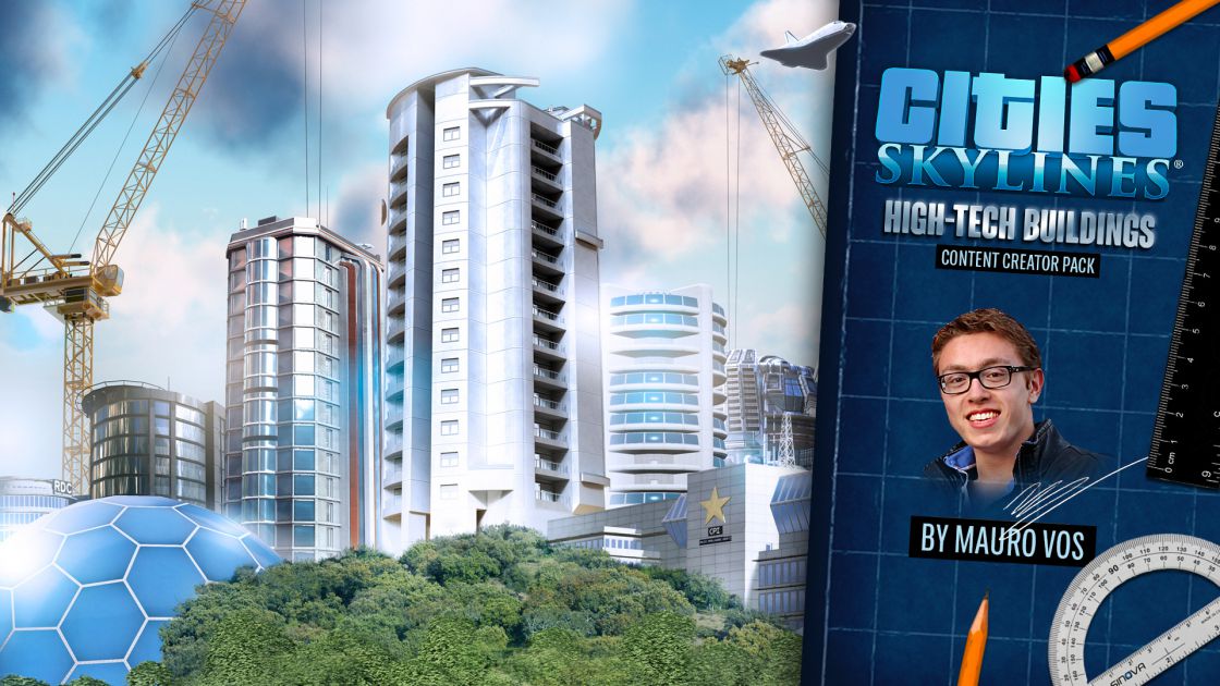 Cities: Skylines - High-Tech Buildings (DLC) screenshot 1