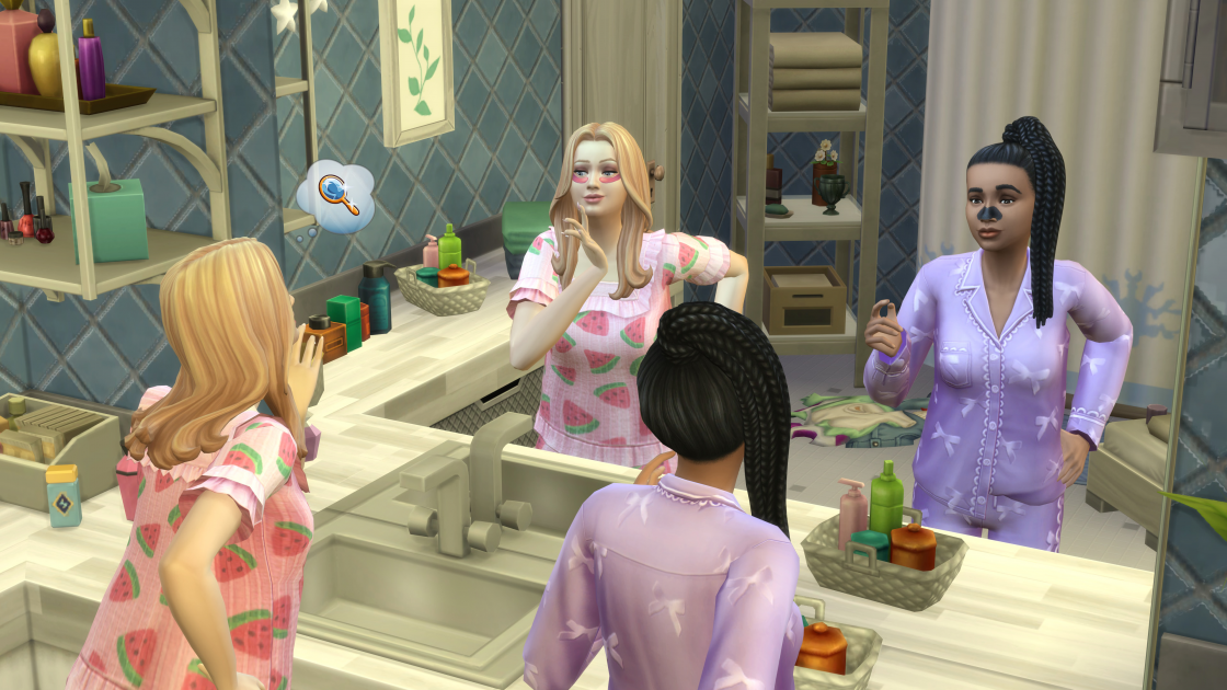 De Sims 4: Slaapfeestje screenshot 2