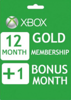 Xbox Live Gold 12+1 month