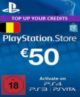 Playstation Network Card (PSN) 50 EUR (Belgium)