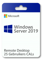 New release: Windows Server 2019 RDS 25 CAL, directe levering & laagste prijs garantie!