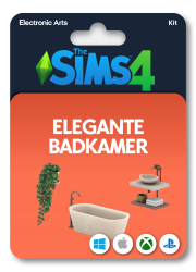 De Sims 4: Elegante Badkamer