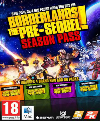 Borderlands: The Pre-Sequel Season Pass (MAC) DLC