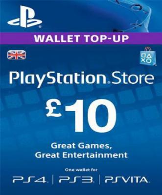 PlayStation Network Card (PSN) £10 (UK)