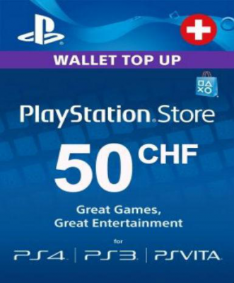 Playstation Network Card (PSN) 50 CHF (Switzerland)