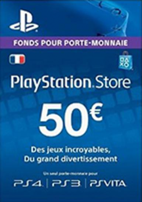 Playstation Network Card (PSN) 50 EUR (France)