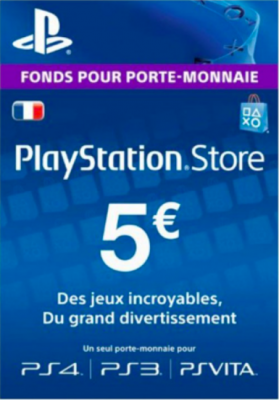 PlayStation Network Card (PSN) €5 (France)