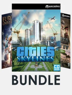 Paradox Strategy Games Bundle (Incl. Cities: Skylines + Europa Universalis IV + Hearts of Iron IV Cadet Edition)