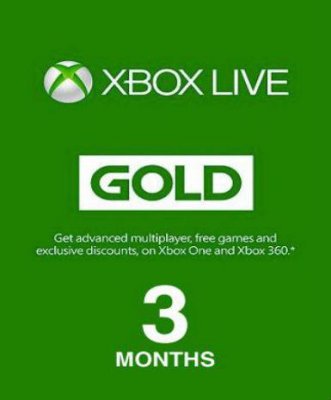 Xbox Live Gold 3 month (EU)