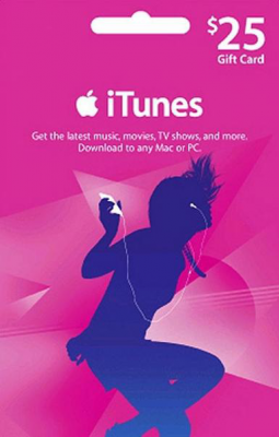 som bubbel Tussendoortje Goedkoop iTunes giftcard ter waarde van US$ 25,00 kopen?