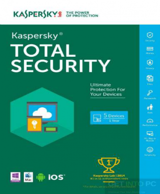 Kaspersky Total Security Multi Device 2018 1 Year 5 Dev