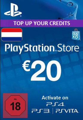 Playstation Network Card (PSN) 20 EUR (Netherlands)