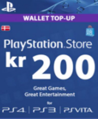 Playstation Network Card (PSN) 200 DKK (Denmark)
