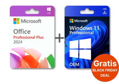 Microsoft Office Professional Plus 2024 met GRATIS Windows 11