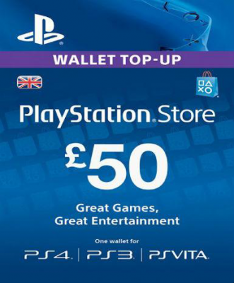 PlayStation Network Card (PSN) £50 (UK)