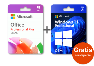 Microsoft Office Professional Plus 2024 met GRATIS Windows 11