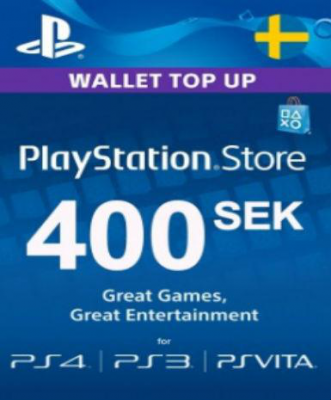Playstation Network Card (PSN) 400 SEK (Sweden)