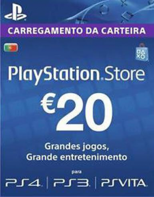 Playstation Network Card (PSN) 20 EUR (Portugal)