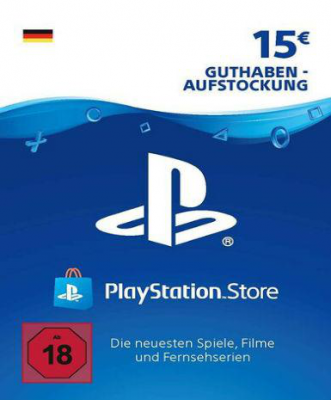 Playstation Network Card (PSN) 15 EUR (German)