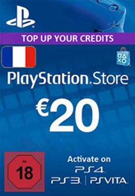 Playstation Network Card (PSN) 20 EUR (France)