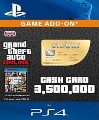 Grand Theft Auto V GTA: Whale Shark Cash Card - PS4