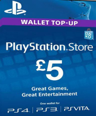 PlayStation Network Card (PSN) £5 (UK)