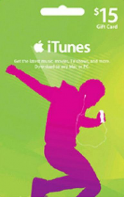 iTunes $15 Gift Card